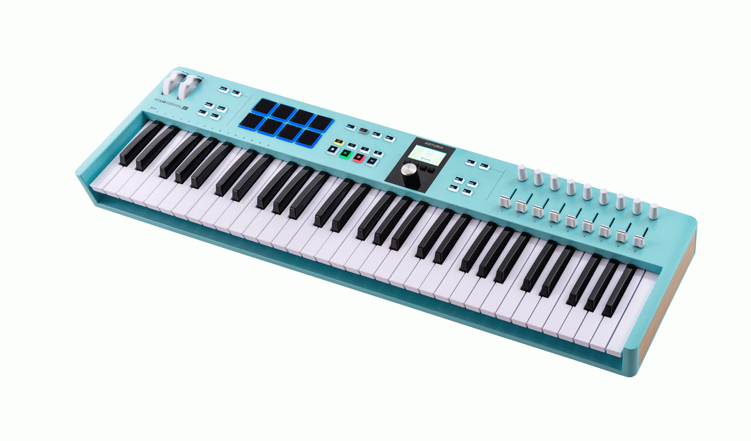 Arturia KeyLab Essential MK3 61-Key Keyboard Controller - Aquamarine