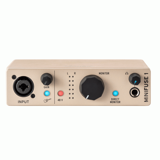 Arturia MiniFuse 1 Audio Interface - Champagne