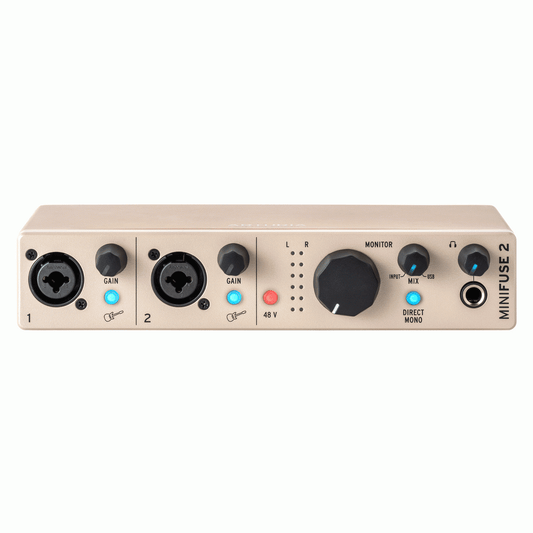 Arturia MiniFuse 2 Audio Interface - Champagne