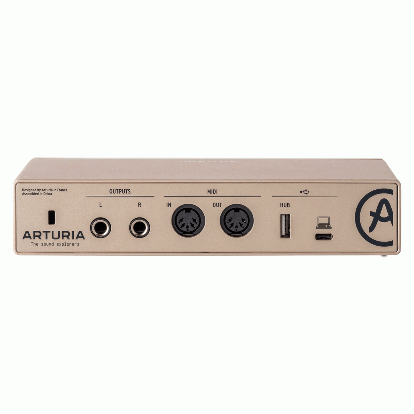 Arturia MiniFuse 2 Audio Interface - Champagne