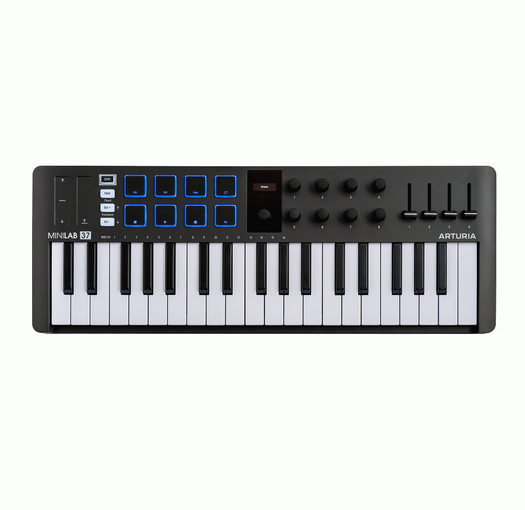 Arturia MiniLab 37 MIDI Controller - Black