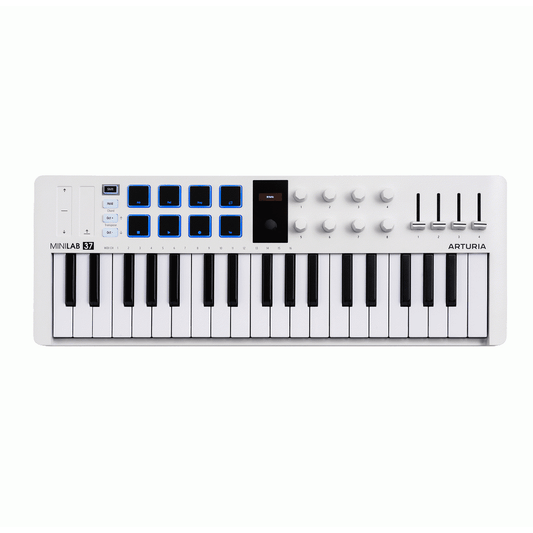 Arturia MiniLab 37 MIDI Controller - White