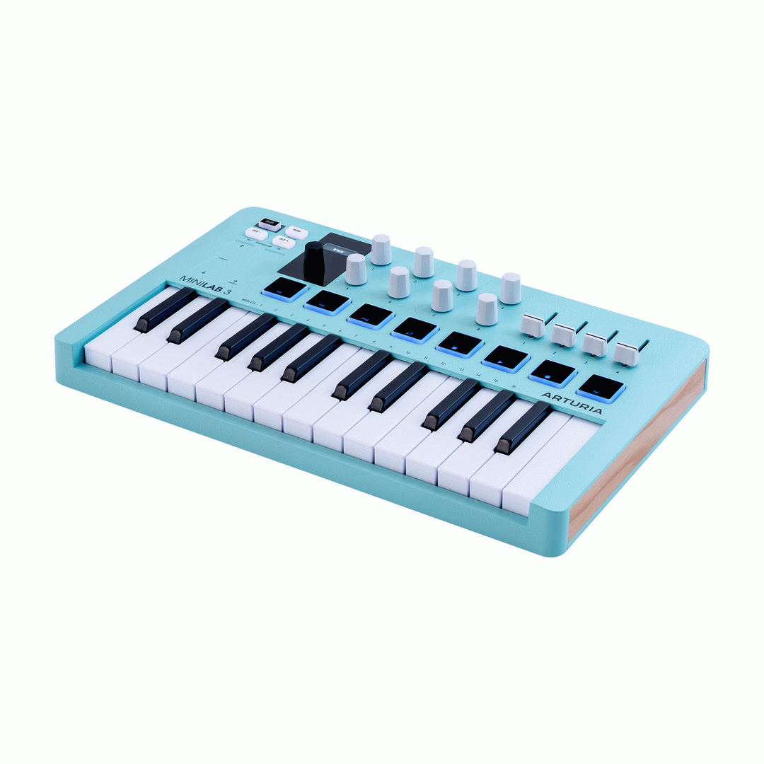 Arturia Minilab MK3 25-Note Controller Keyboard - Aquamarine Limited Edition