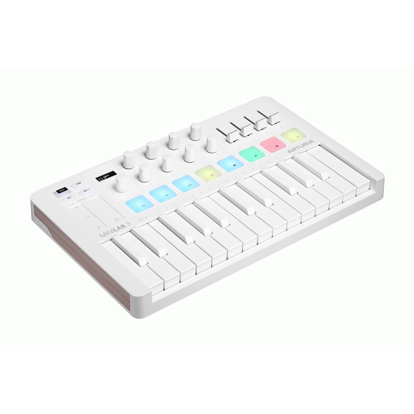 Arturia MiniLab Mk3 25-Key MIDI Controller - Ltd Edition Alpine White - Joondalup Music Centre