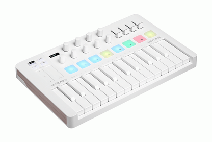 Arturia MiniLab Mk3 25-Key MIDI Controller - Ltd Edition Alpine White - Joondalup Music Centre