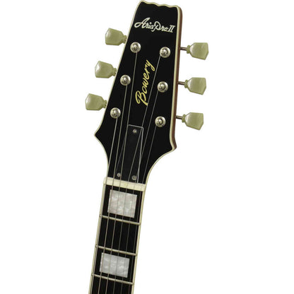 Aria 212-MK2 Bowery Semi-Hollow Electric Guitar - Black