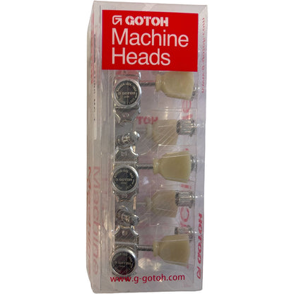 Gotoh SD90 Series Magnum Lock Electric Guitar Tuning Machines in Nickel Finish (3+3)