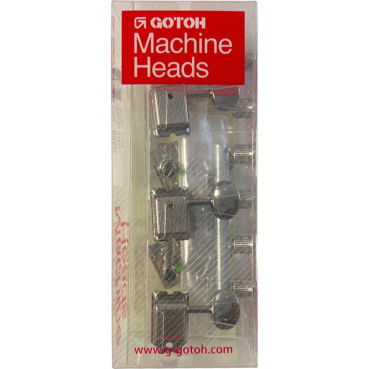 Gotoh SD91 Magnum Lock Series Guitar Tuning Machines in Nickel Finish (6-inline)