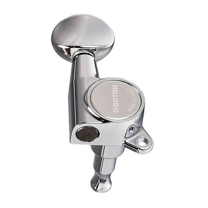 Gotoh SG381 Series Guitar Tuning Machines in Chrome Finish (6-inline)