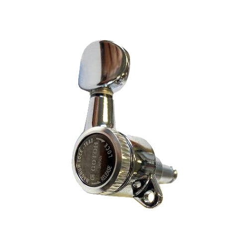 Gotoh SG381 Magnum Lock Traditional Series Guitar Tuning Machines in Chrome Finish (6-inline)