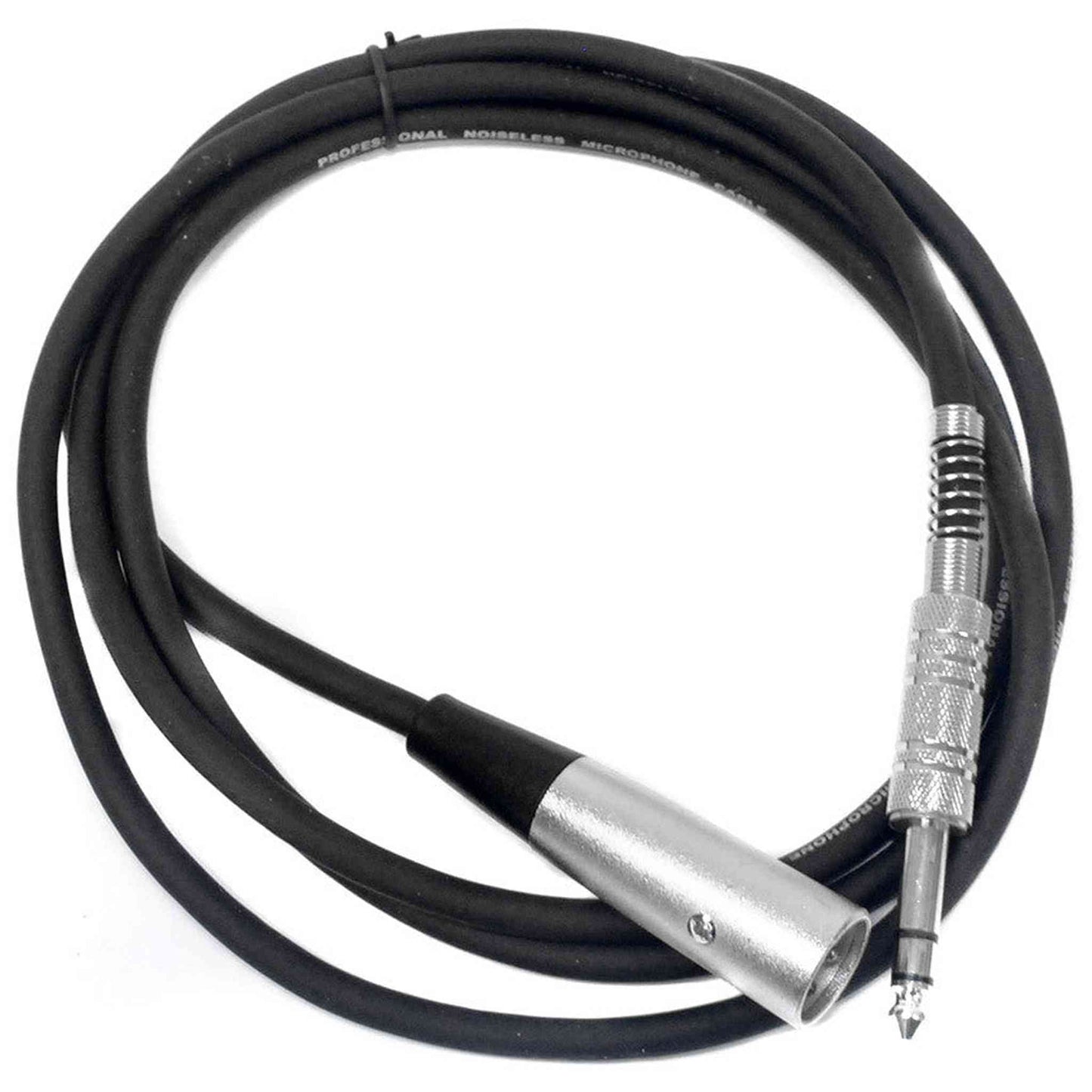 Leem 1/4" Straight TRS - XLR Male Cable - 6ft