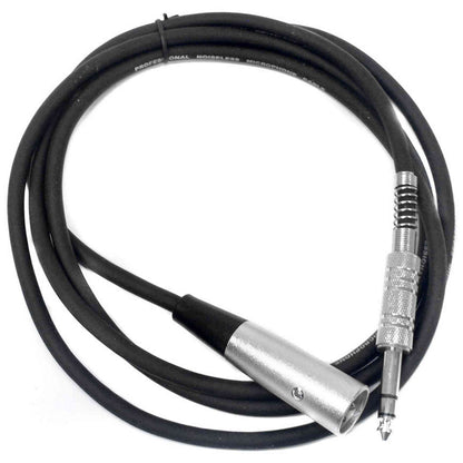 Leem 1/4" Straight TRS - XLR Male Cable - 6ft