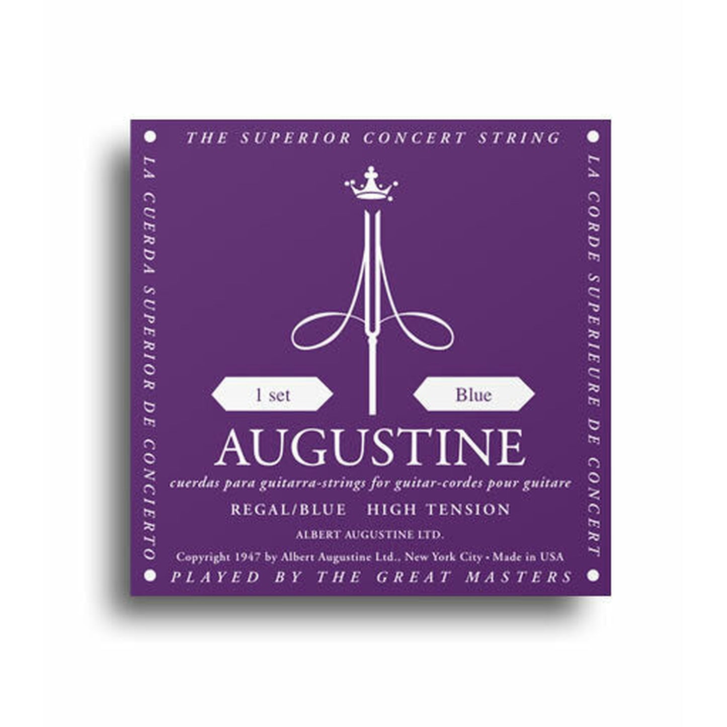 Augustine Regal Blue HT Classical Guitar Strings - Joondalup Music Centre