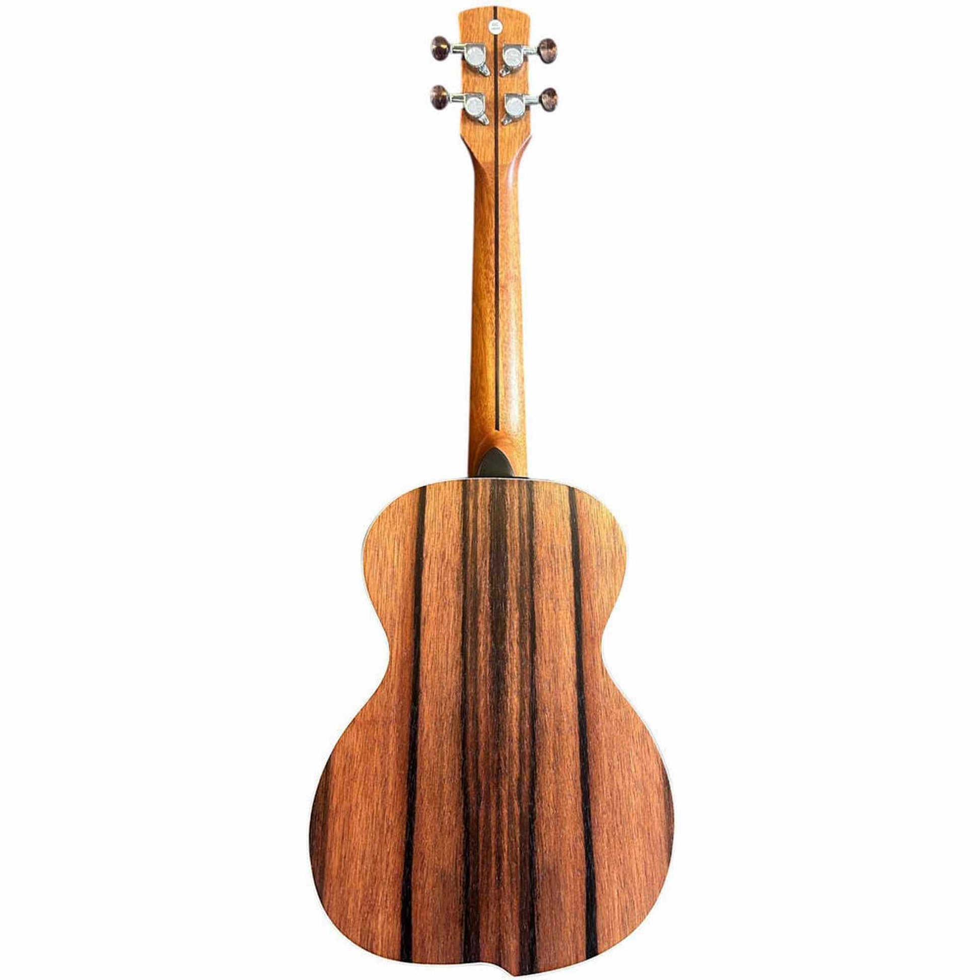 Jose Garcia AU-Series Striped Ebony Concert Ukulele - Natural Satin Finish back