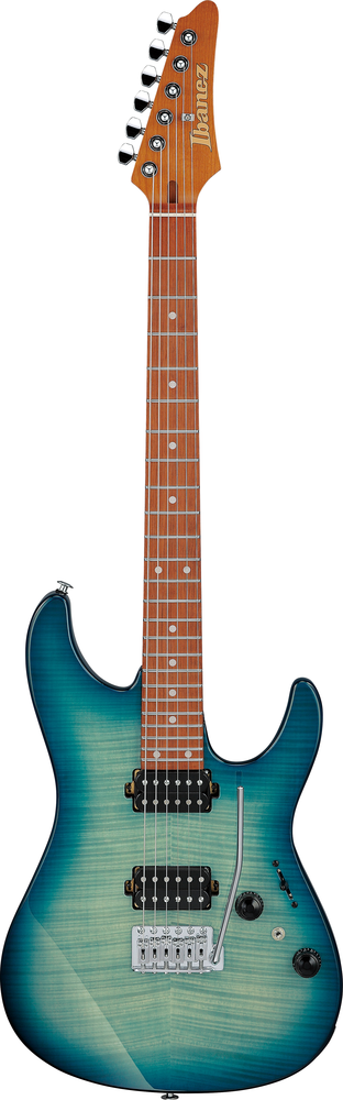Ibanez AZ24S1F TXB Electric Guitar - Transparent Turquoise Burst