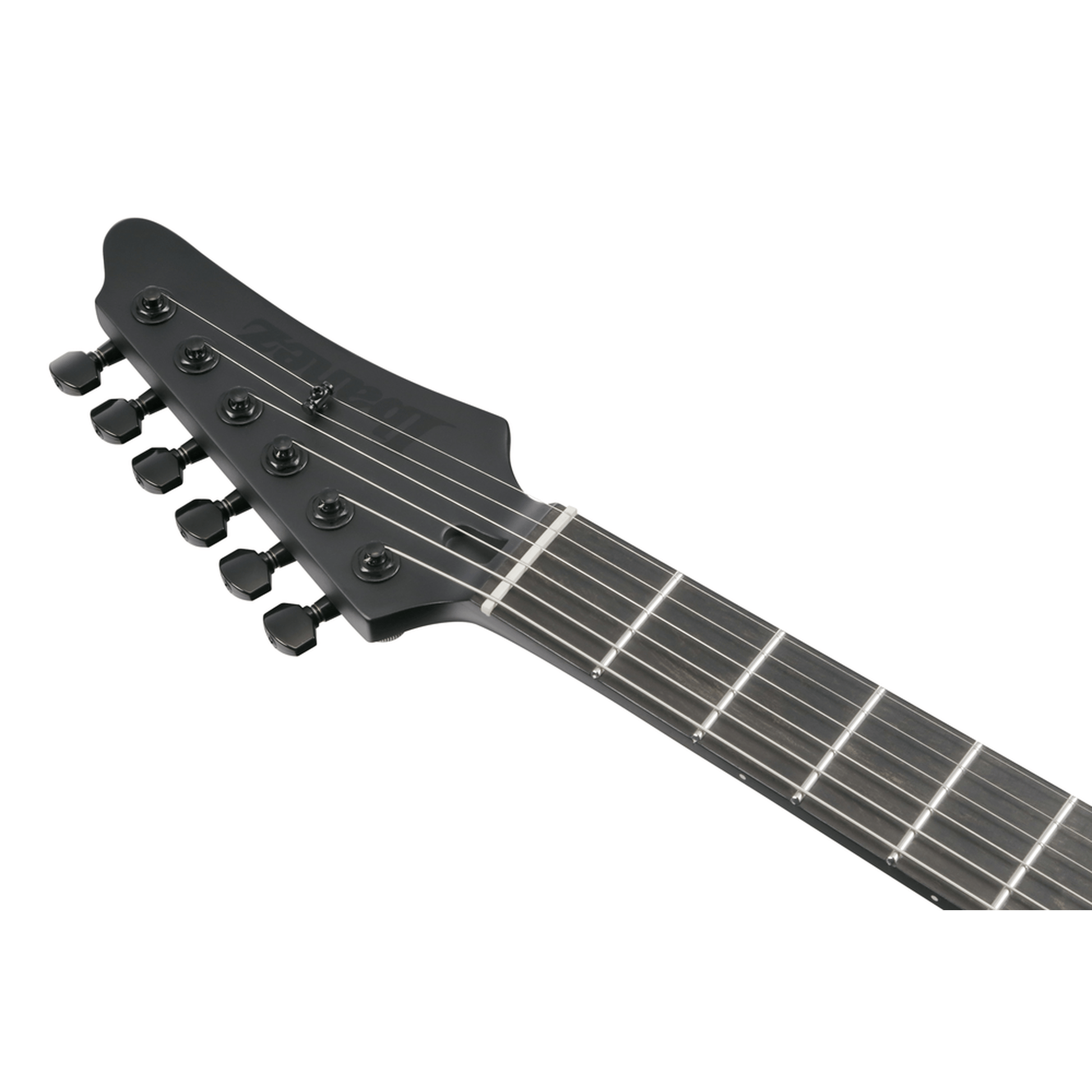 Ibanez AZ41B1 BKF Iron Label Electric Guitar - Black Matte in Perth neck