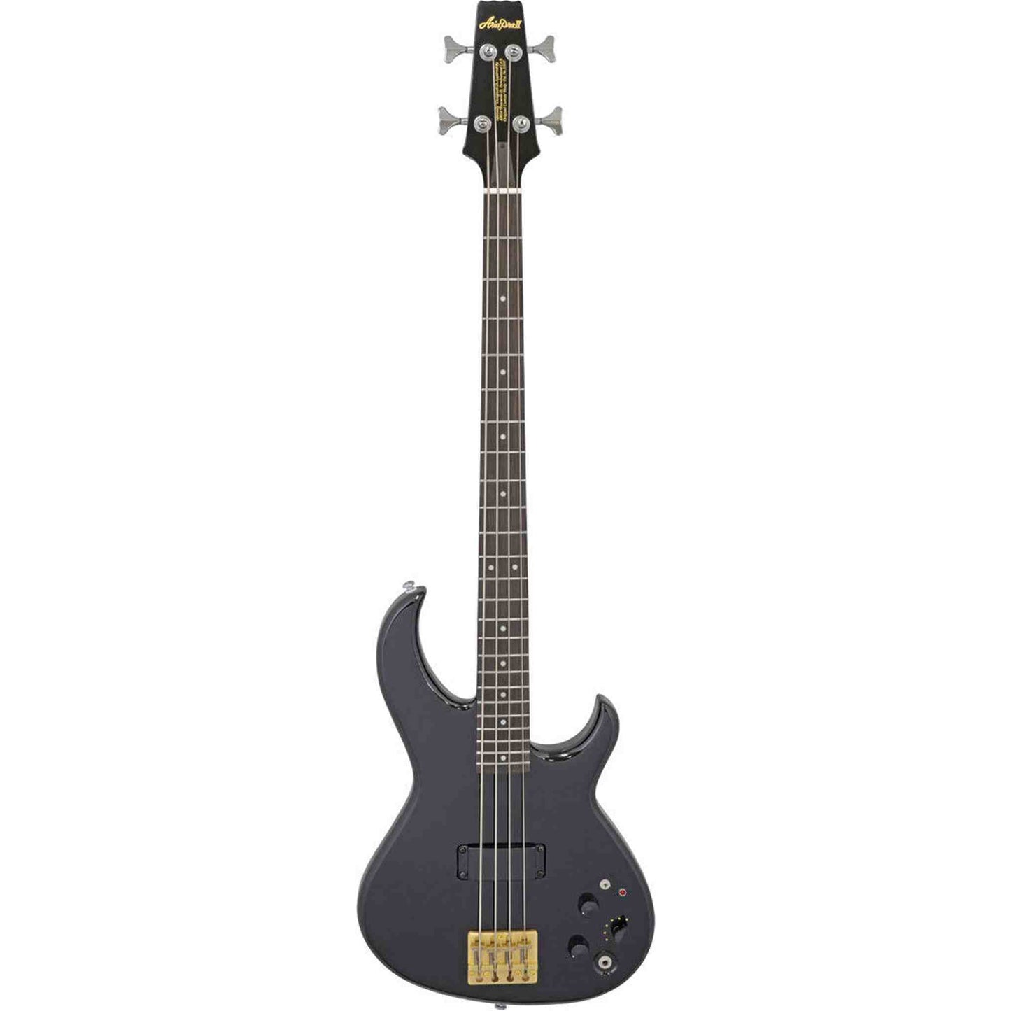 Aria Pro II SB-CLB Cliff Burton Signature Electric Bass Guitar - Black