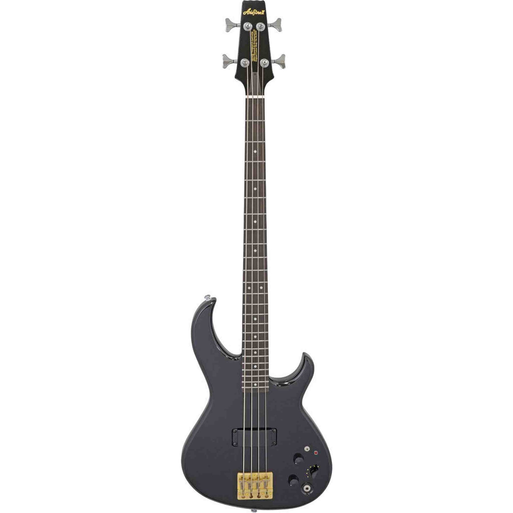 Aria Pro II SB-CLB Cliff Burton Signature Electric Bass Guitar - Black