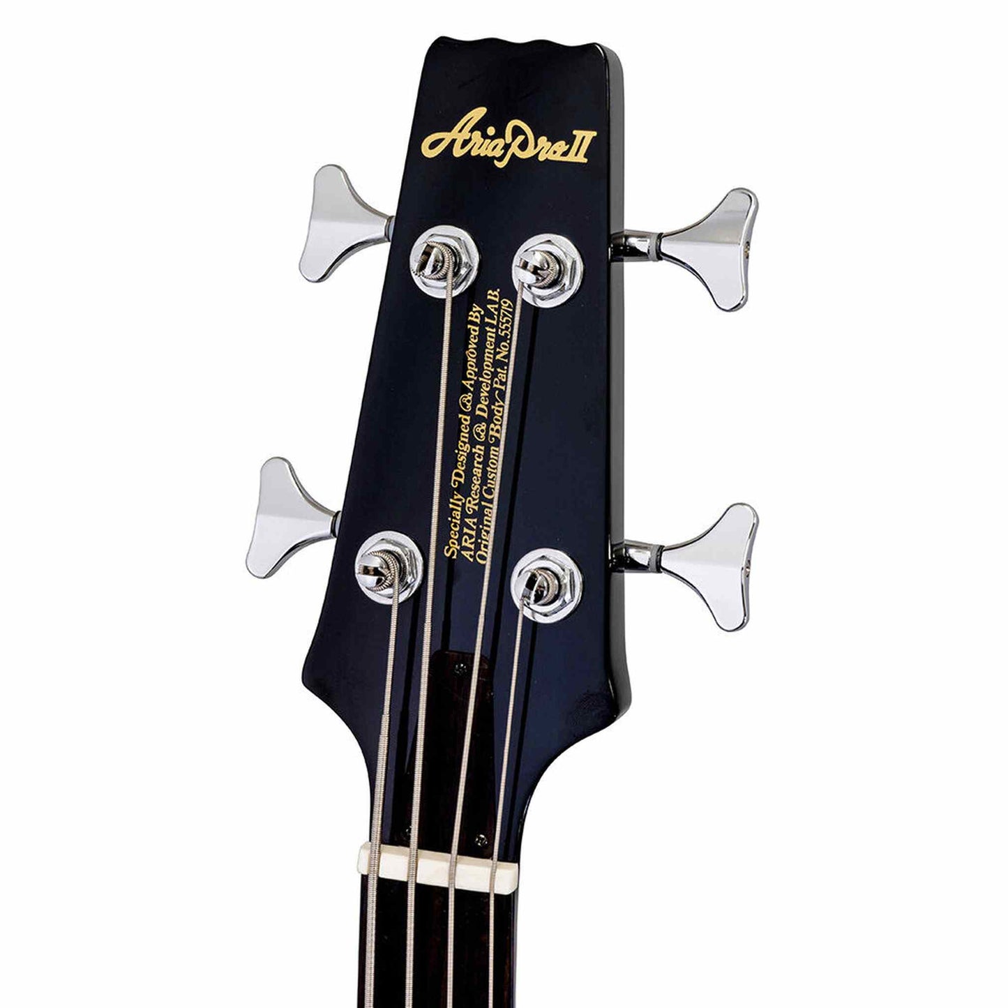 Aria Pro II SB-CLB Cliff Burton Signature Electric Bass Guitar - Black 4