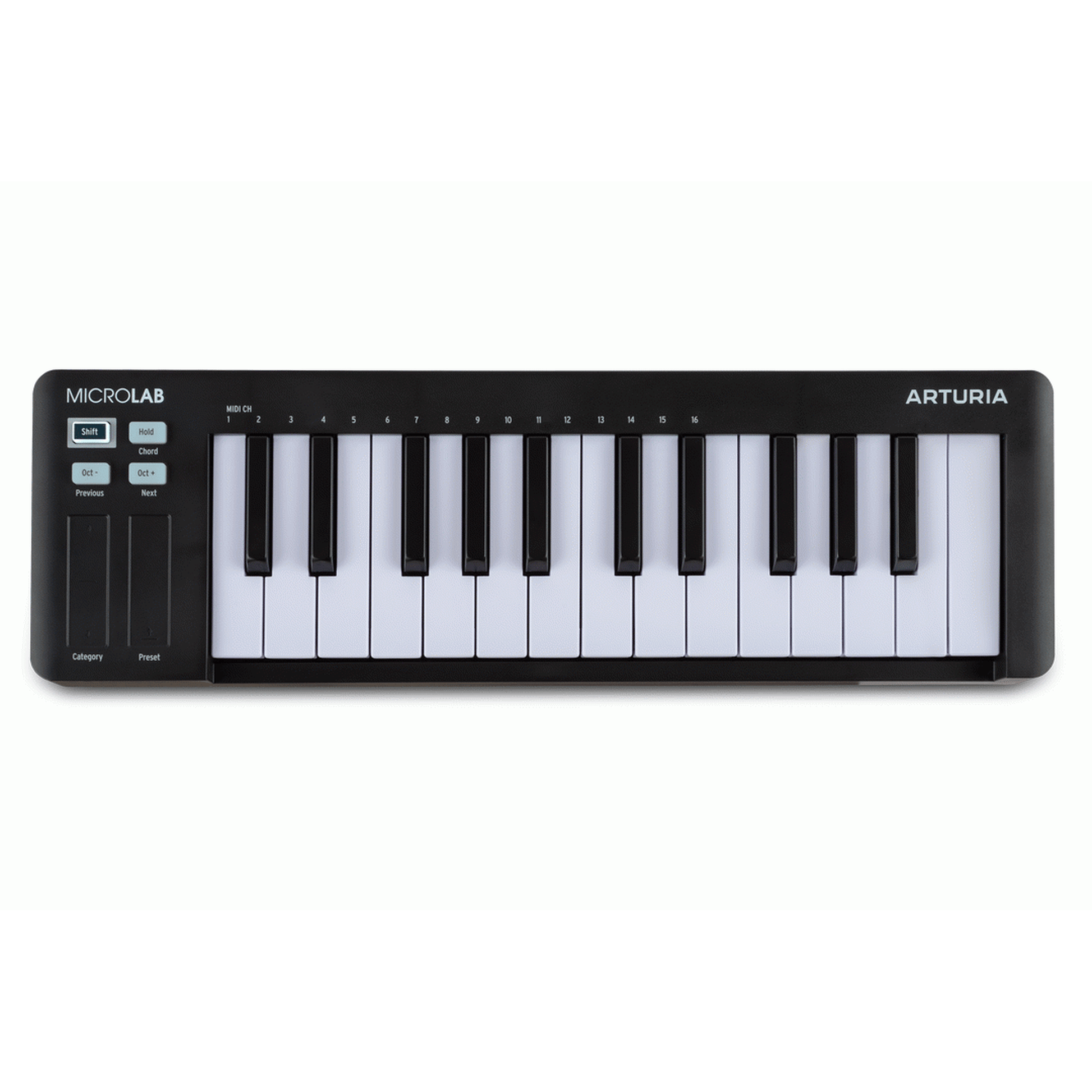 Arturia Microlab 25 Minikey Midi Controller - Black from Joondalup Music Centre