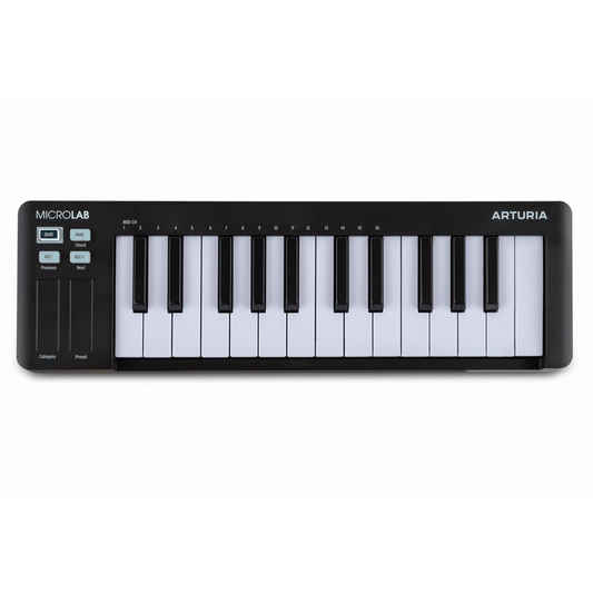 Arturia Microlab 25 Minikey Midi Controller - Black from Joondalup Music Centre