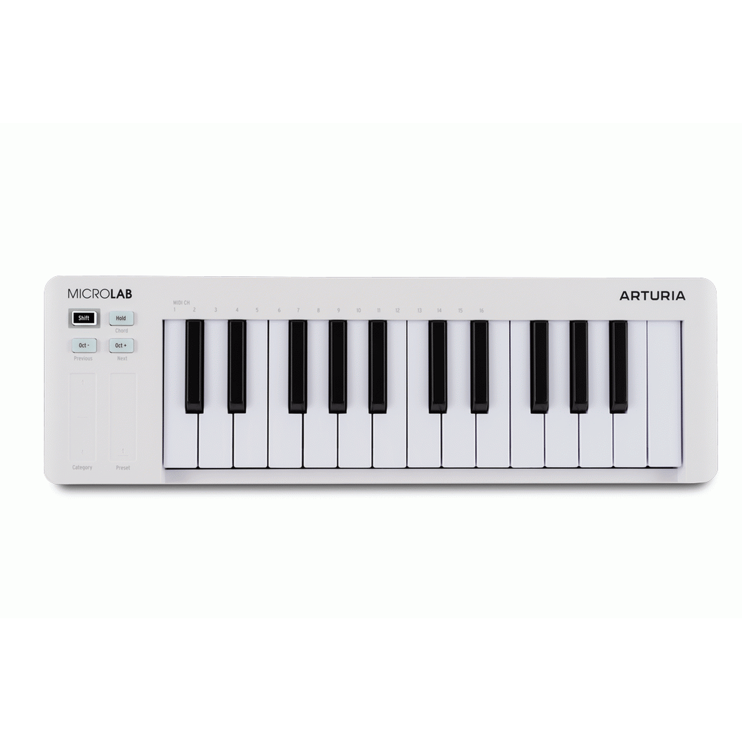 Arturia Microlab 25 Minikey Midi Controller - White from Joondalup Music Centre
