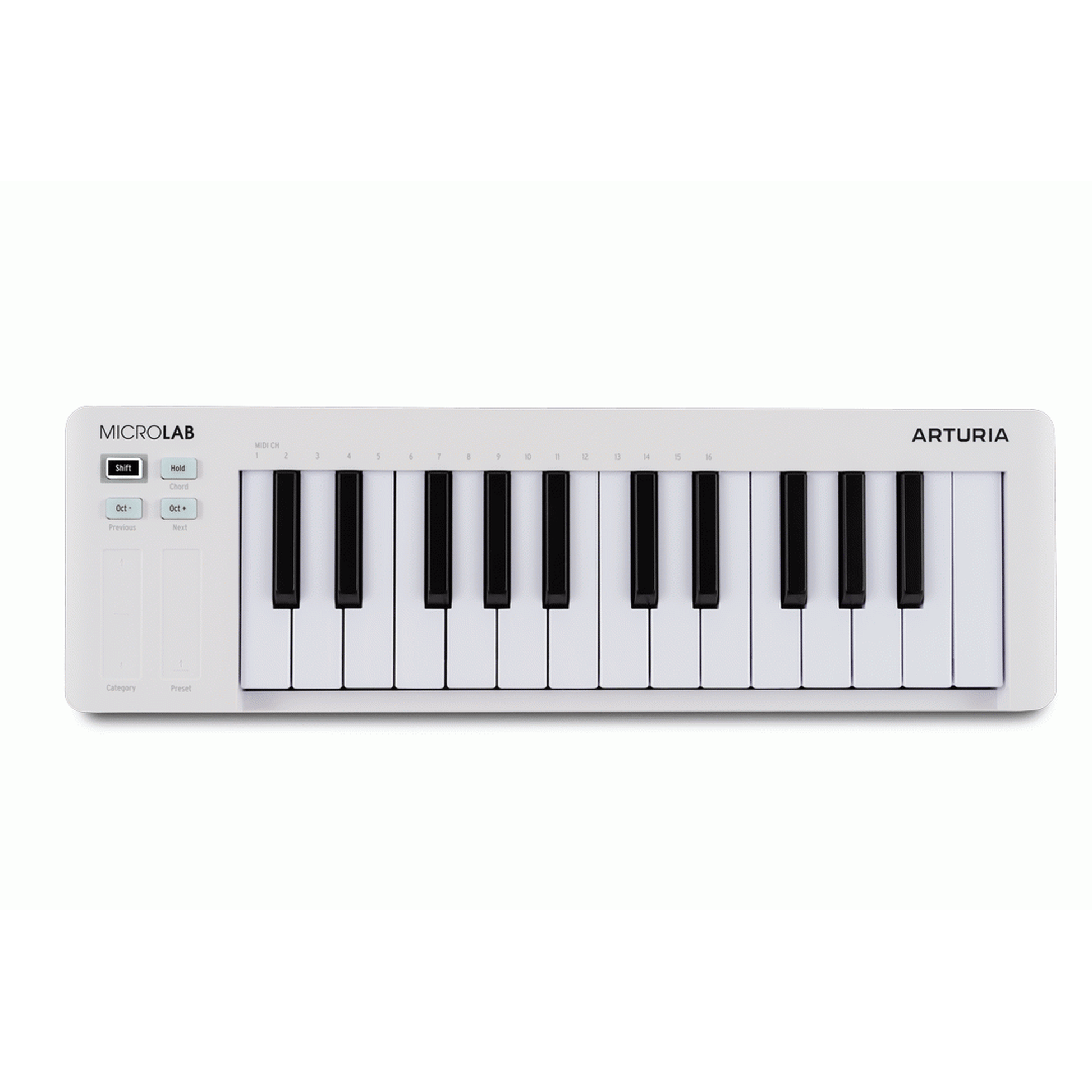 Arturia Microlab 25 Minikey Midi Controller - White from Joondalup Music Centre