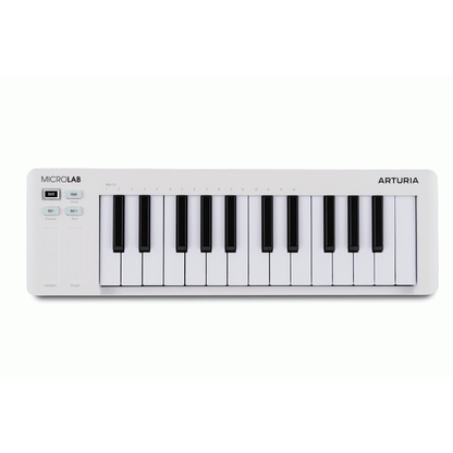 Arturia Microlab 25 Minikey Midi Controller - White from Joondalup Music Centre