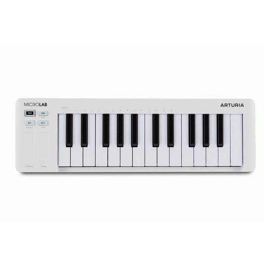 Arturia Microlab 25 Minikey Midi Controller - White from Joondalup Music Centre