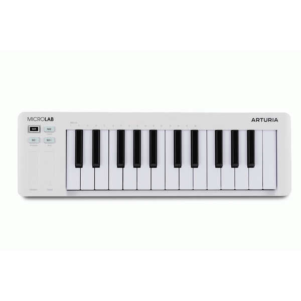 Arturia Microlab 25 Minikey Midi Controller - White