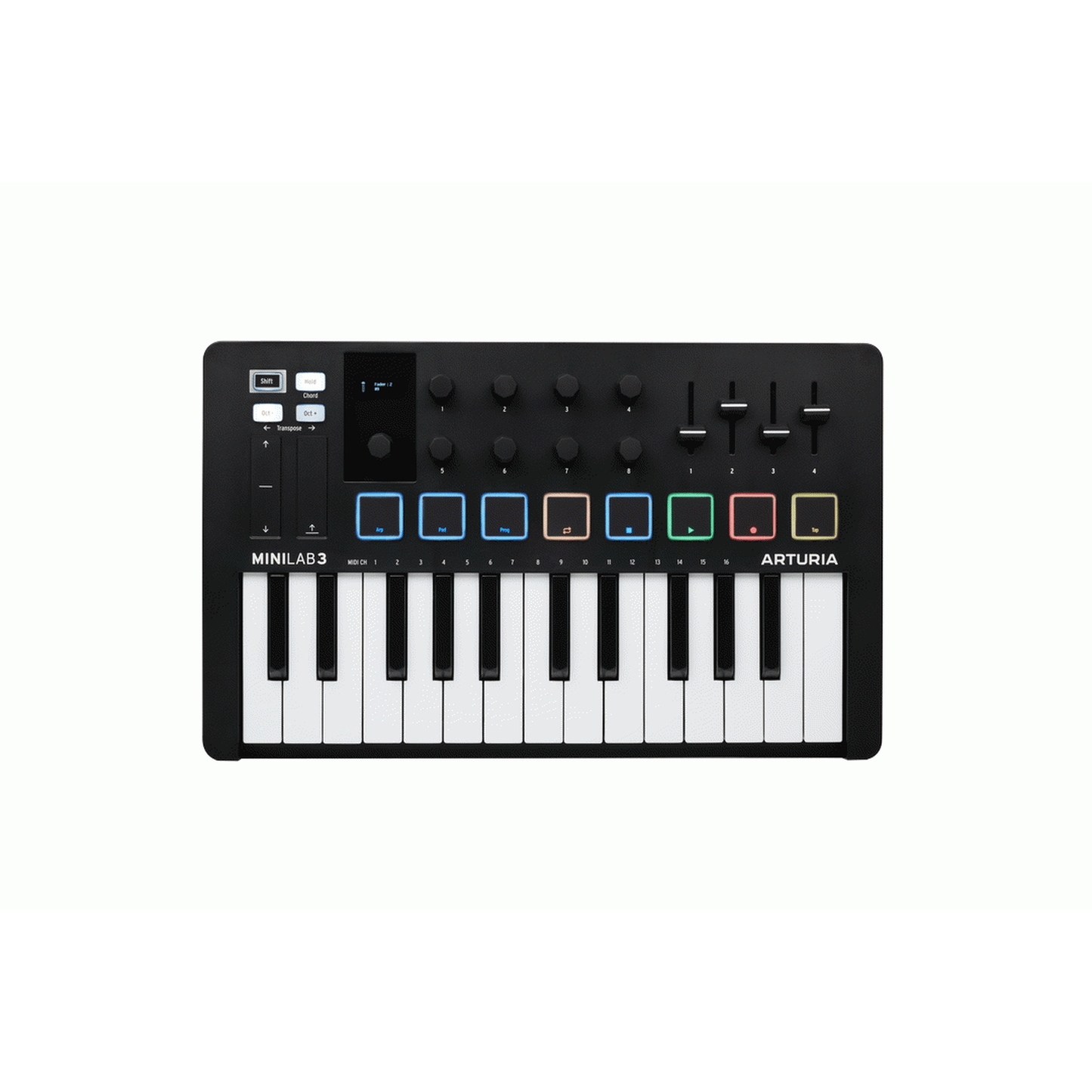 Arturia MiniLab Mk3 25-Key Universal MIDI Controller - Black from Joondalup Music Centre