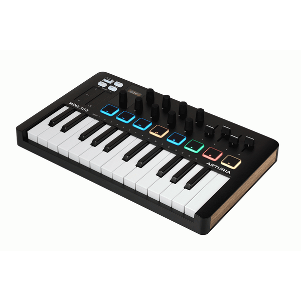 Arturia MiniLab Mk3 25-Key Universal MIDI Controller - Black