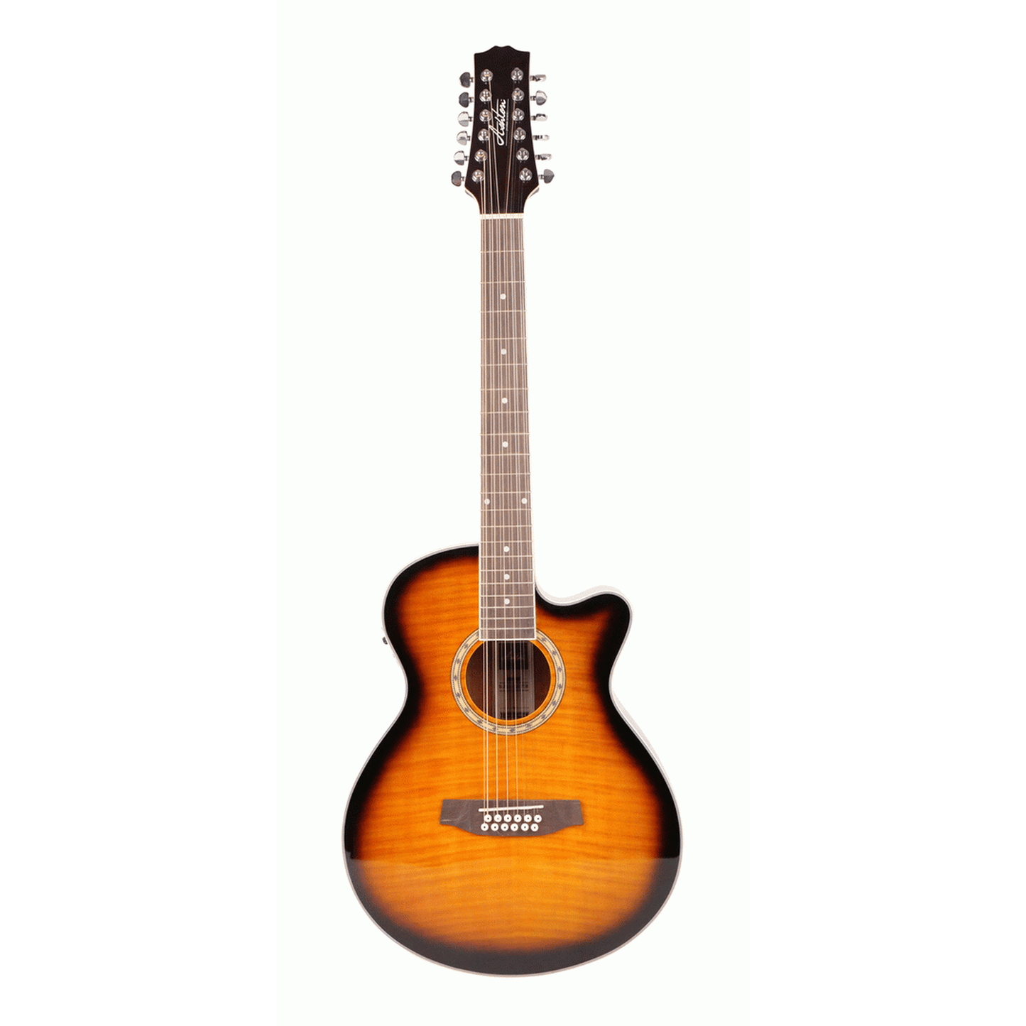 Ashton SL29/12CEQ 12 String Acoustic Guitar - Sunburst from Joondalup Music Centre