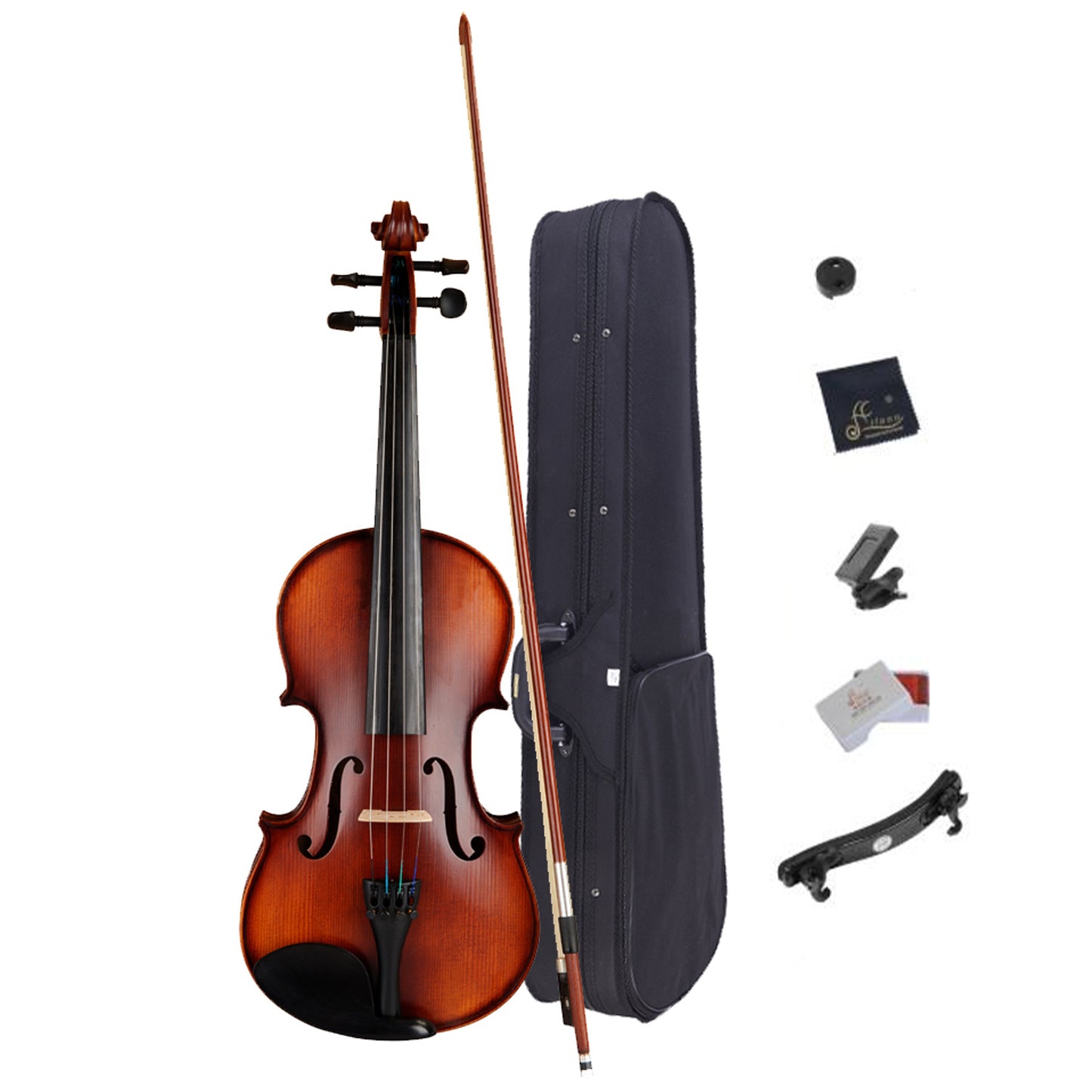 Aureline AU1524 1/2 Size Solid Top Student Violin Outfit