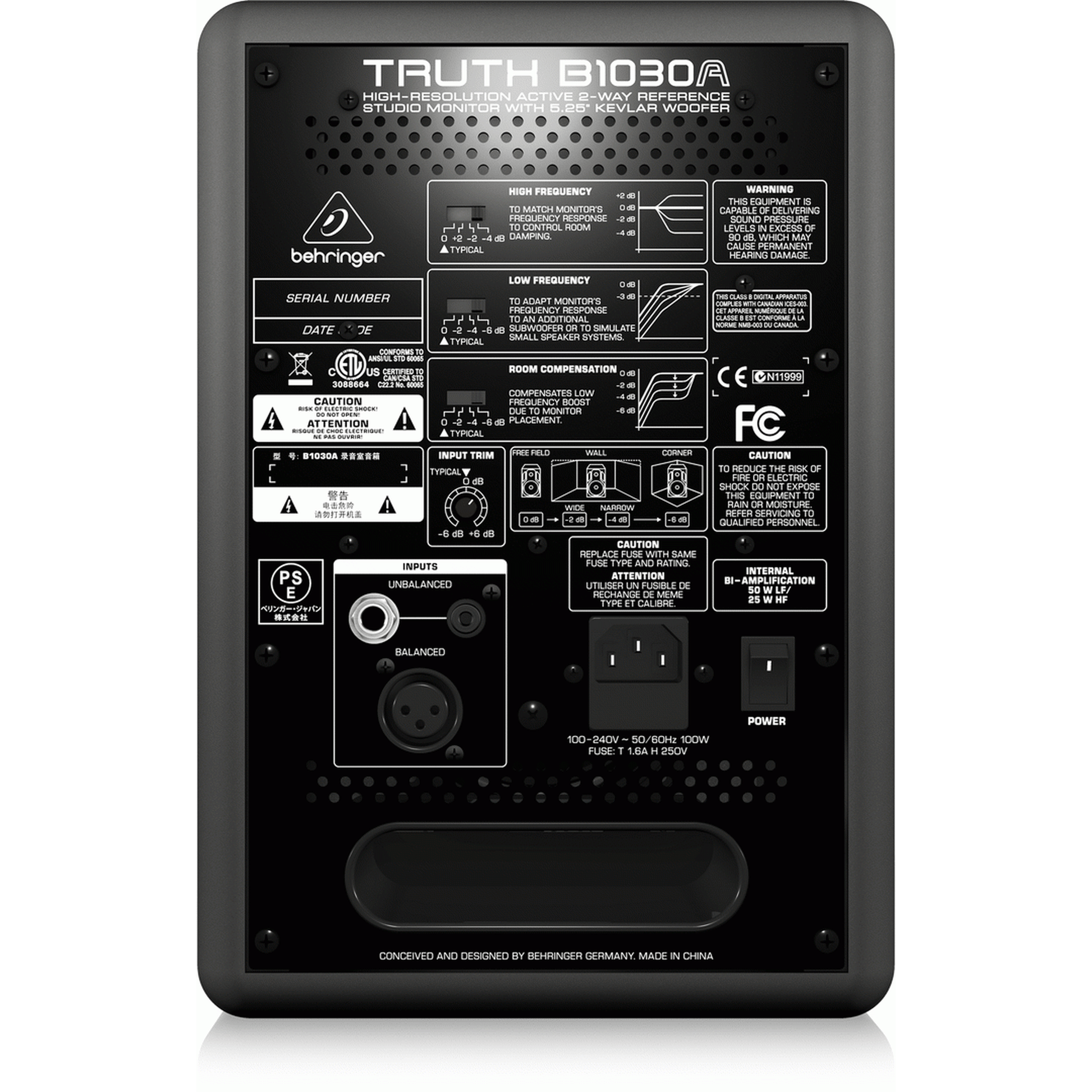 Behringer Truth B1030A Active Studio Monitor - Joondalup Music Centre