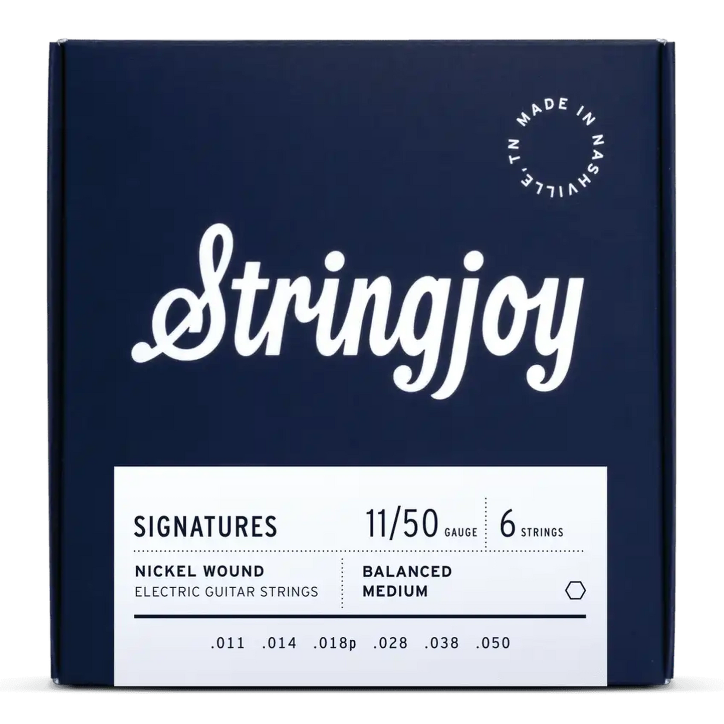 Stringjoy Signatures Balanced Light Guage (11-50) Nickel Wound Electric Guitar Strings - STRINGS - [shop-name]