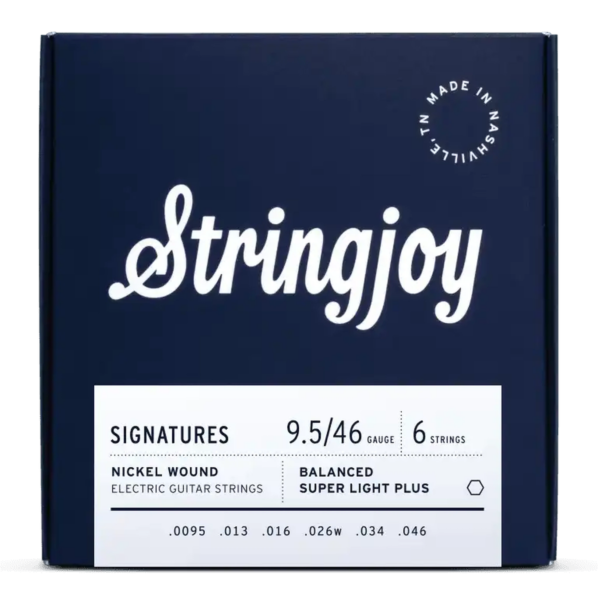 Stringjoy Signatures Balanced Super Light Plus Guage (9.5-46) Nickel Wound Electric Guitar Strings - STRINGS - [shop-name]