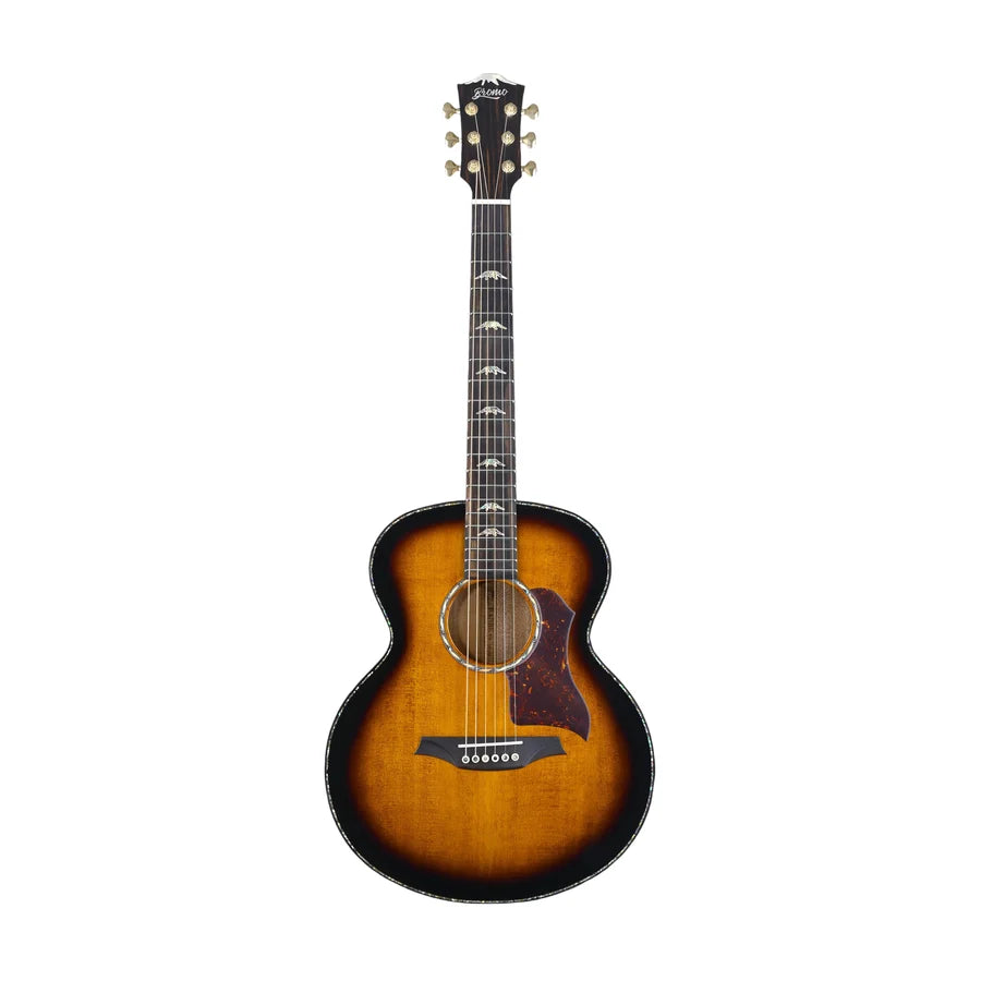 Bromo BAN8E Denali Series Jumbo Electric Acoustic Guitar w/Bag - Sunburst