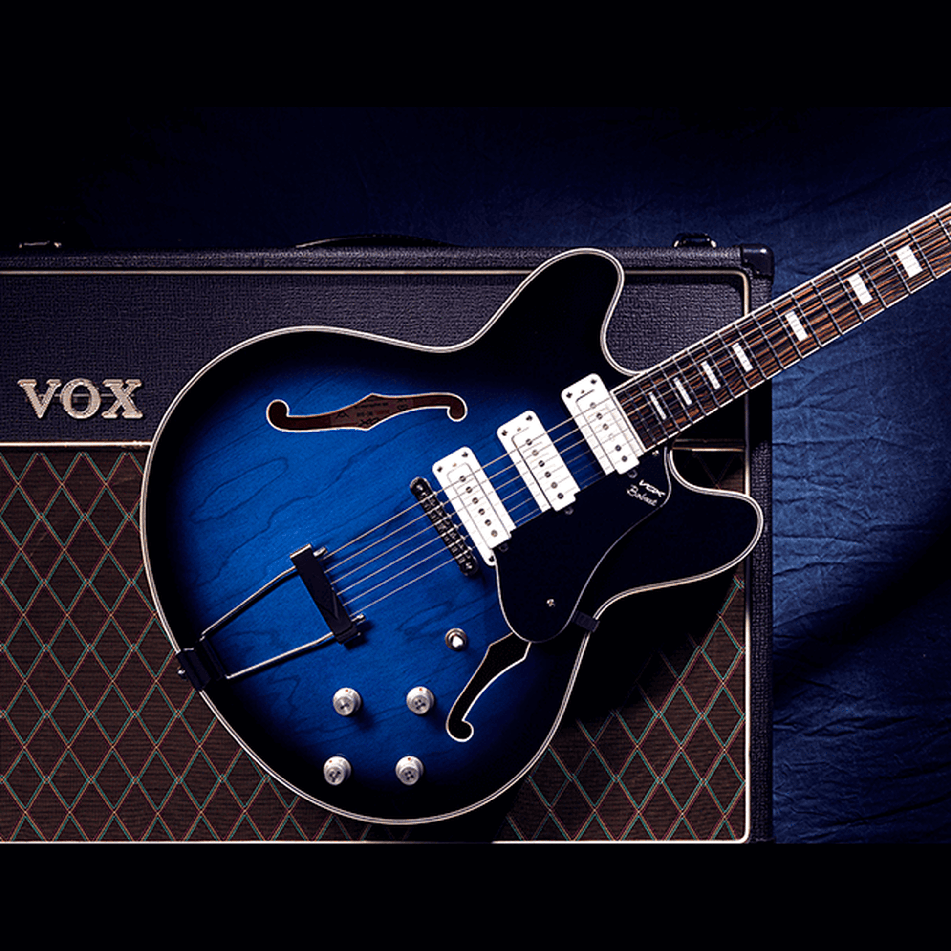 Vox Bc-S66 Bl Bobcat S66 Electric Guitar - Sapphire Blue - Joondalup Music Centre