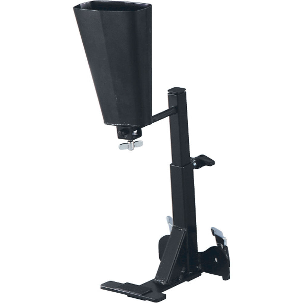 Peace Cowbell with Bass Drum Pedal Mount