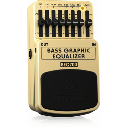 Behringer BEQ700 Bass Graphic Equalizer Effects Pedal - Joondalup Music Centre