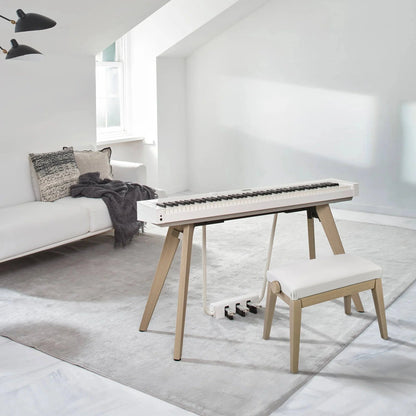 Casio BG50 Kobe Piano Bench - White