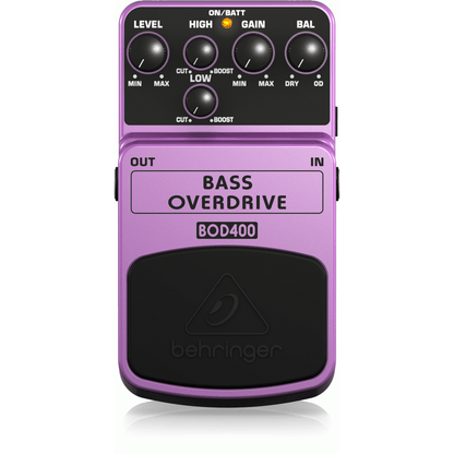 Behringer BOD400 Bass Overdrive Effects Pedal - Joondalup Music Centre