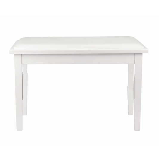 Beale BPB110WH Duet Piano Bench w/Storage-PIANO & KEYBOARD-Joondalup Music Centre