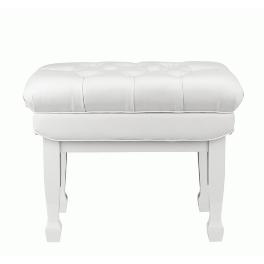 Beale BPB330WH Deluxe Grand Piano Bench - White-PIANO & KEYBOARD-Joondalup Music Centre