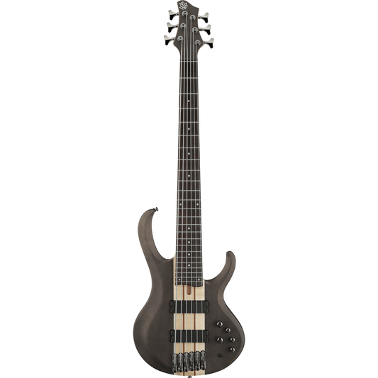 Ibanez BTB606 6 String Bass - Transparent Gray Flat