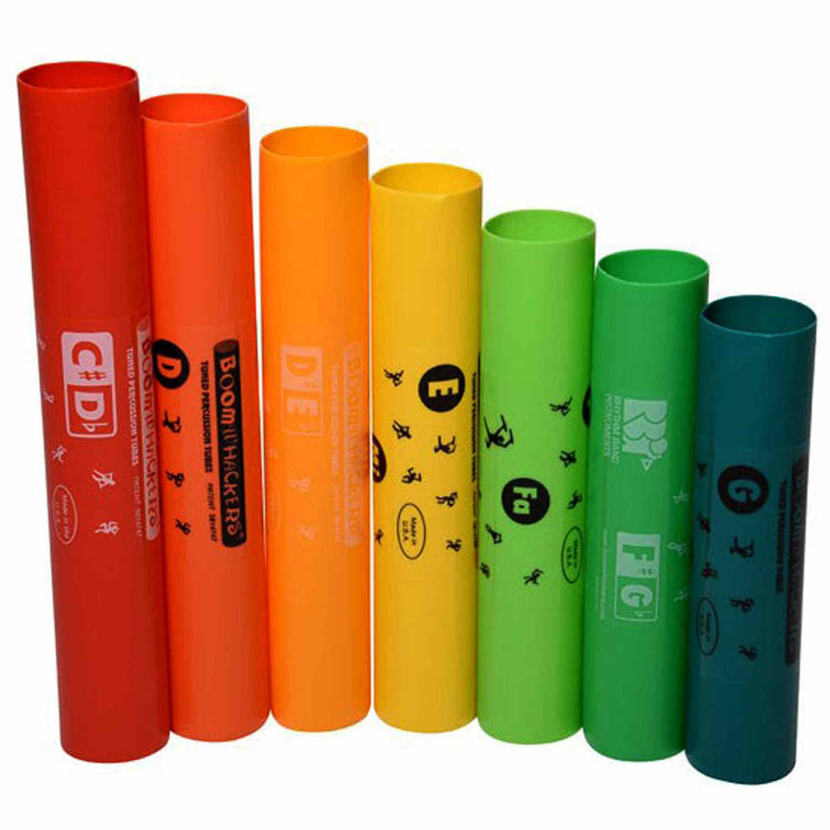 Boomwhackers 7-Note Treble Extension Set