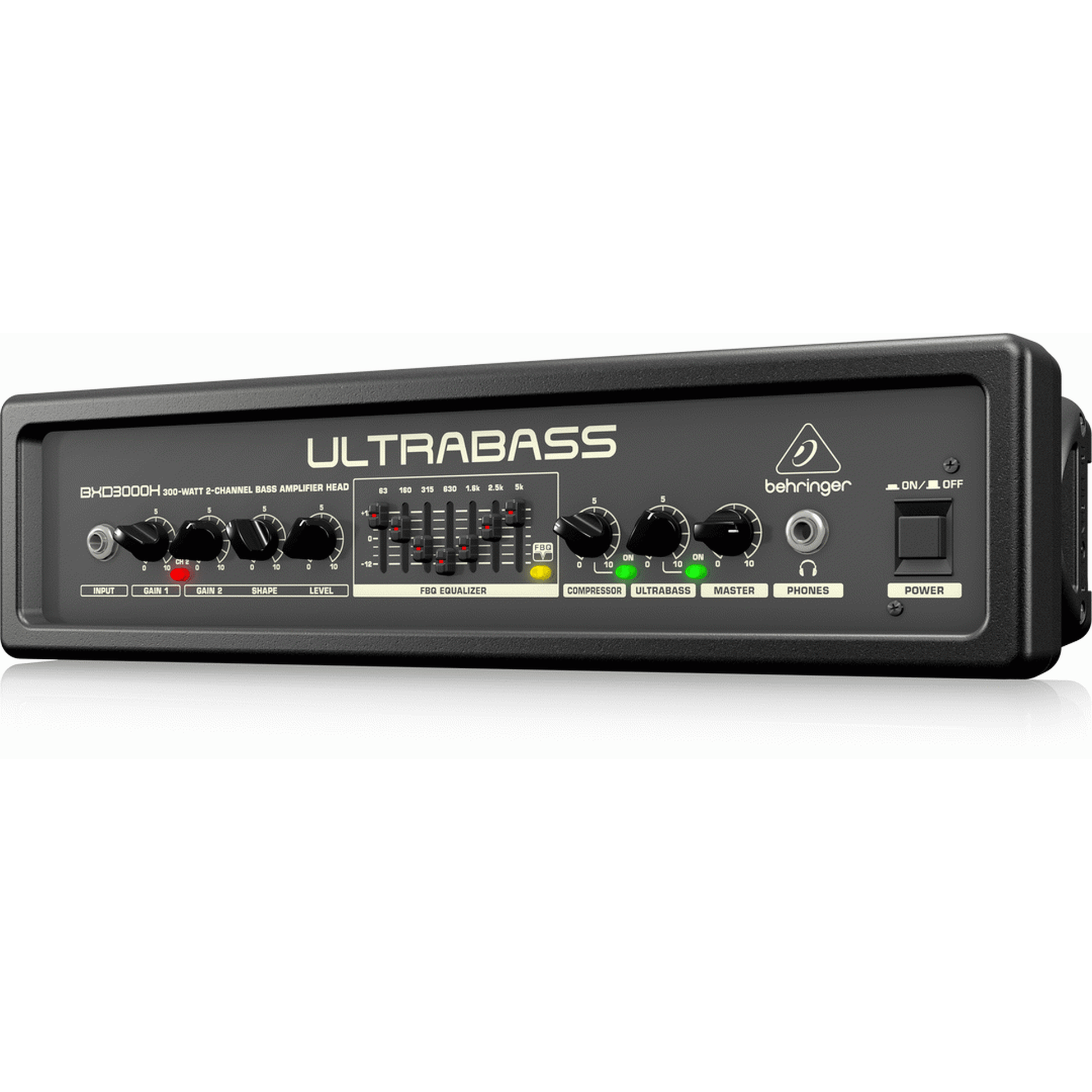 Behringer UltraBass BXD3000H 300W Bass Amplifier Head - AMPLIFIER - [shop-name]