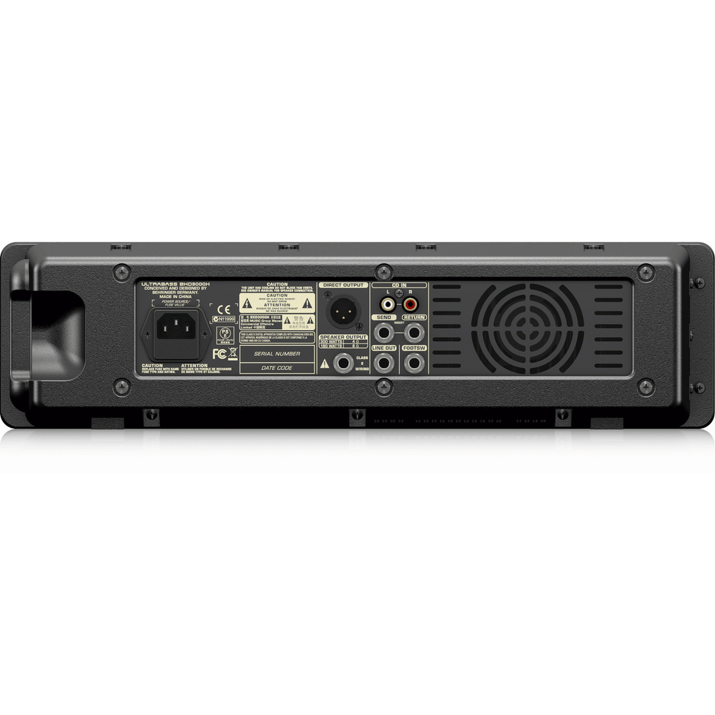 Behringer UltraBass BXD3000H 300W Bass Amplifier Head - AMPLIFIER - [shop-name]