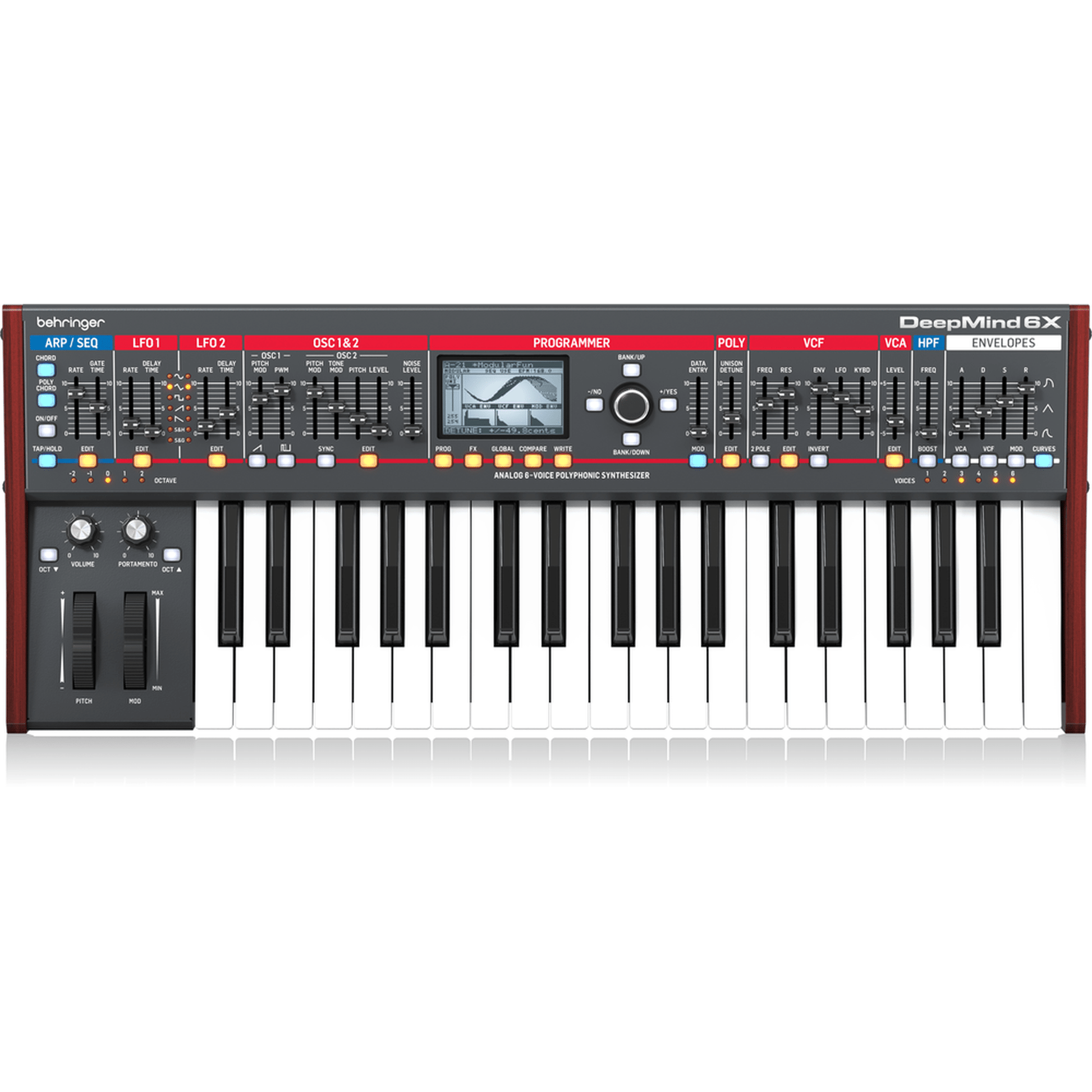 Behringer Deepmind 6X True Analog 6-Voice Polyphonic Synthesiser from Joondalup Music Centre